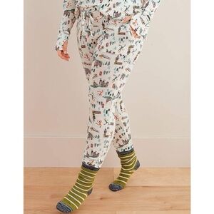 Aerie Waffle Knit Pajama Winter Lounge Set Long Sleeve Joggers Size XS